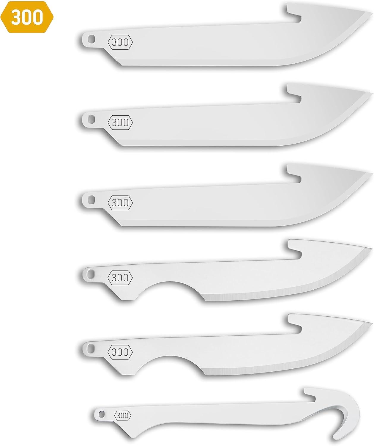 imageOUTDOOR EDGE 35quot RazorSafe Replacement Knife Blades 6 Pieces30 Combo Set