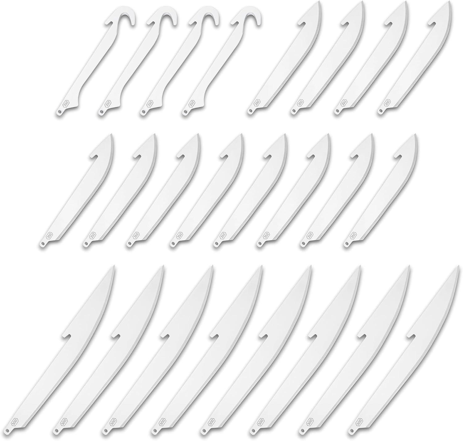 imageOUTDOOR EDGE 35quot RazorSafe Replacement Knife Blades 6 Pieces35 Combo Set