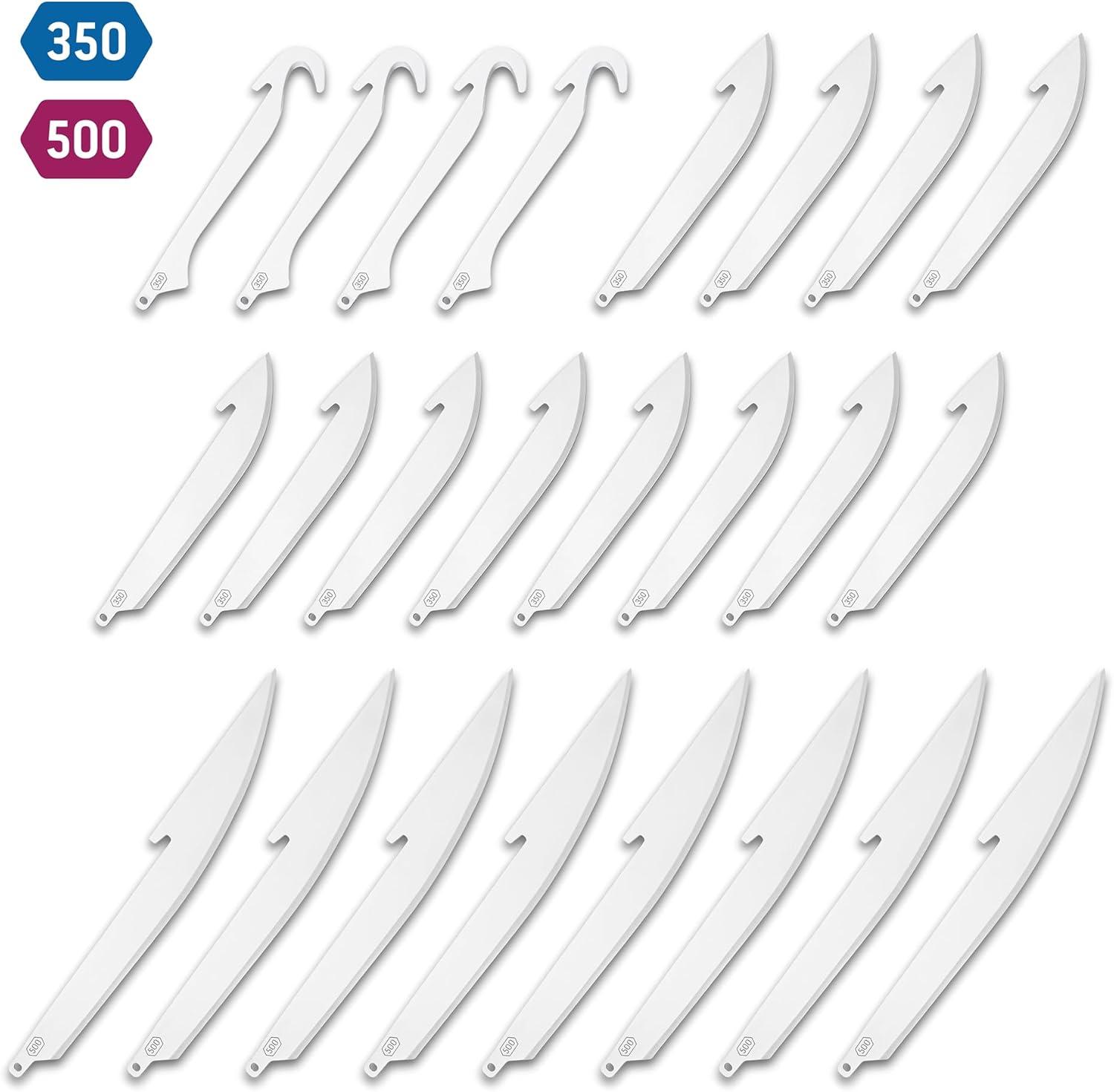 imageOUTDOOR EDGE 35quot RazorSafe Replacement Knife Blades 6 Pieces35 Combo Set