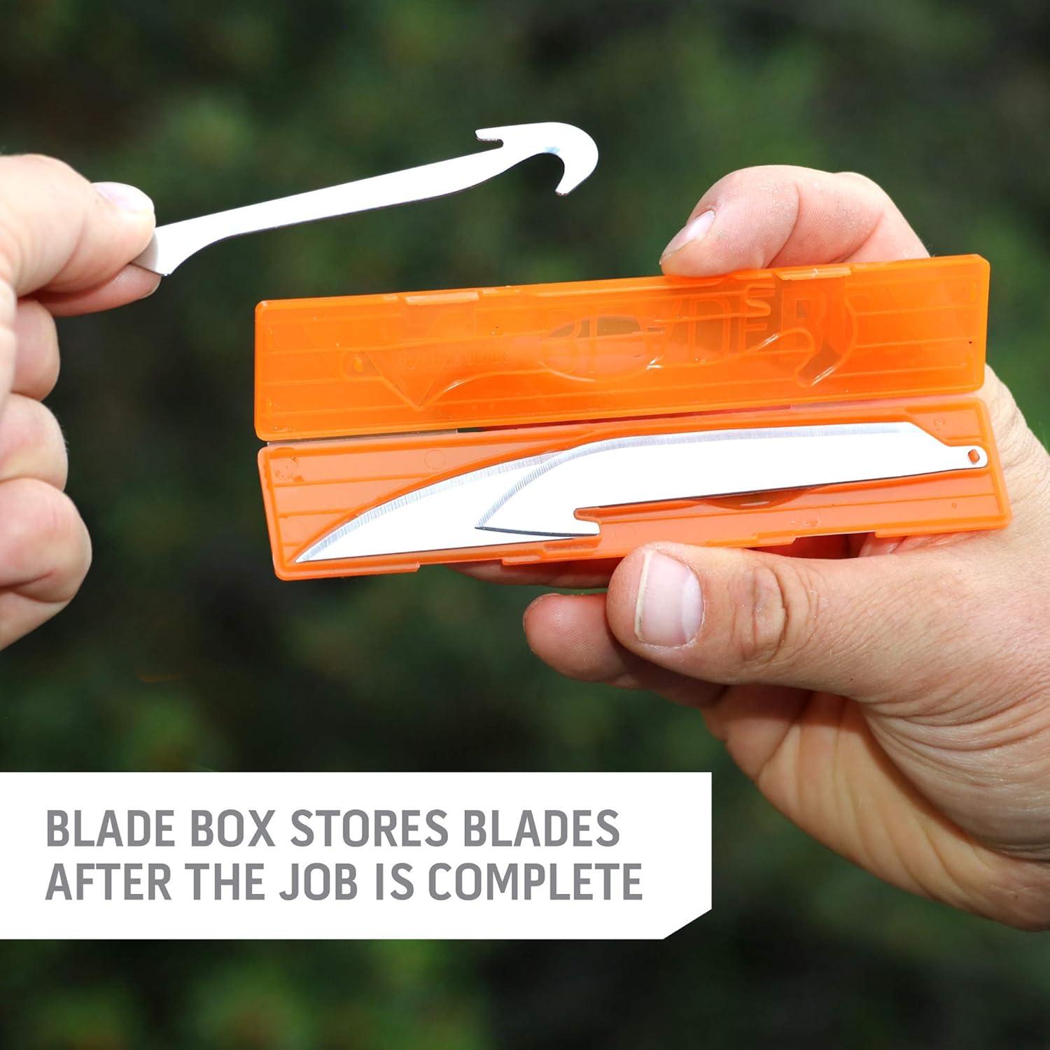 imageOUTDOOR EDGE 35quot RazorSafe Replacement Knife Blades 6 Pieces35 Combo Set