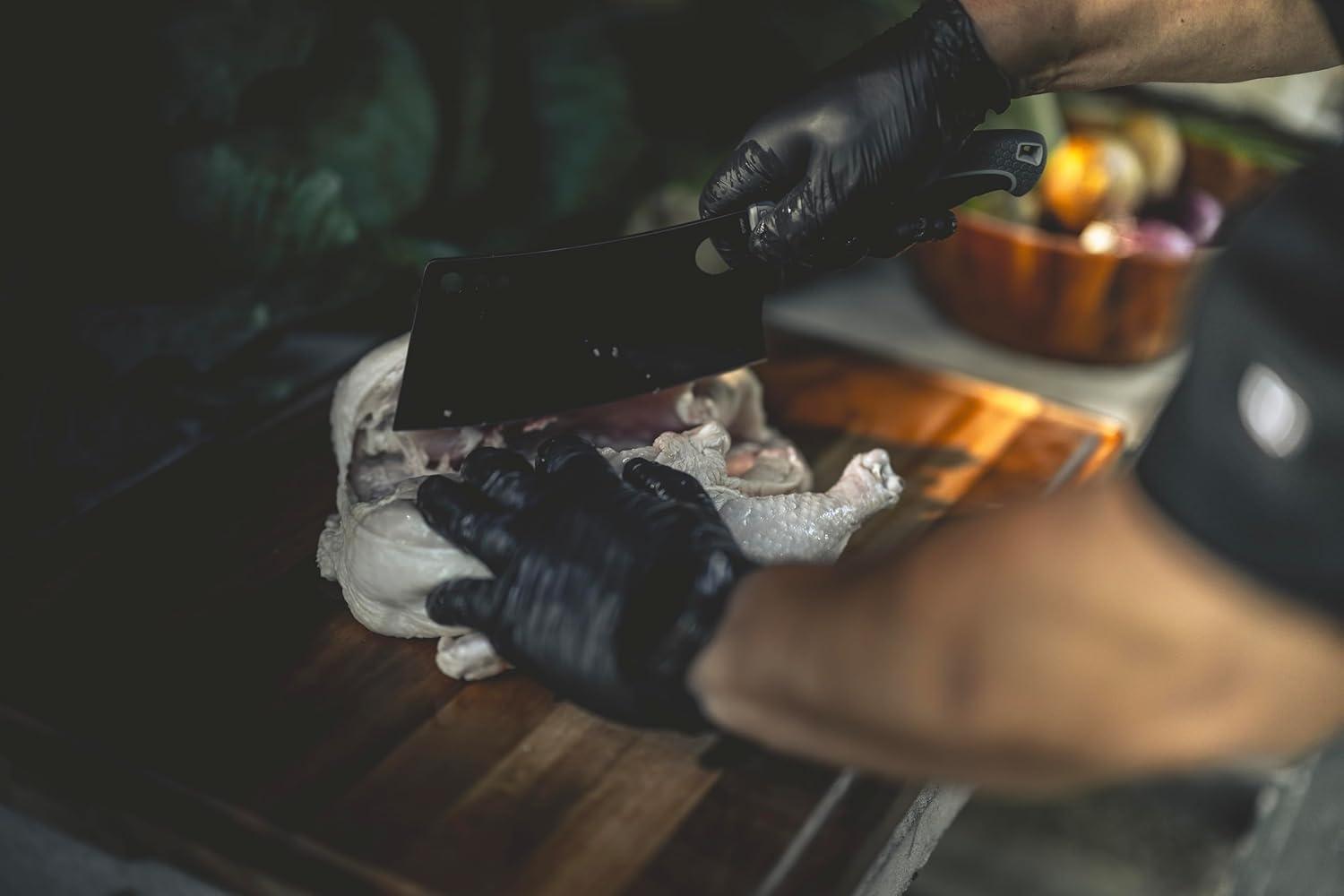 imageOUTDOOR EDGE ErgoMax 6Piece Professional Game Processing Knife Set Caping ampamp Boning Knives Skinning Knife Butcher Elite Big Game Elk ampamp Deer Hunting Gear Perfect Field Dressing Knife SetGray Cleaver