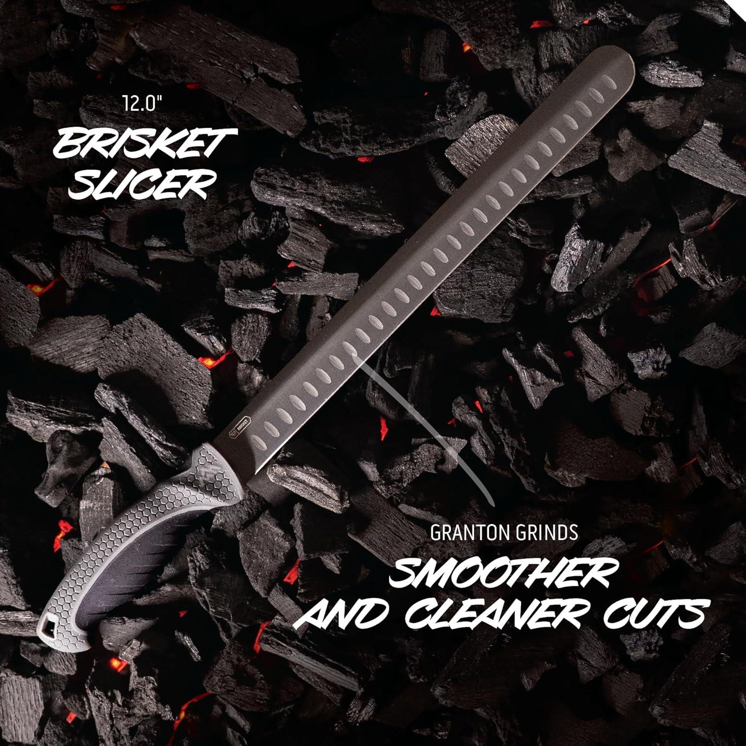 imageOUTDOOR EDGE ErgoMax 6Piece Professional Game Processing Knife Set Caping ampamp Boning Knives Skinning Knife Butcher Elite Big Game Elk ampamp Deer Hunting Gear Perfect Field Dressing Knife SetGray Meat Carver Set