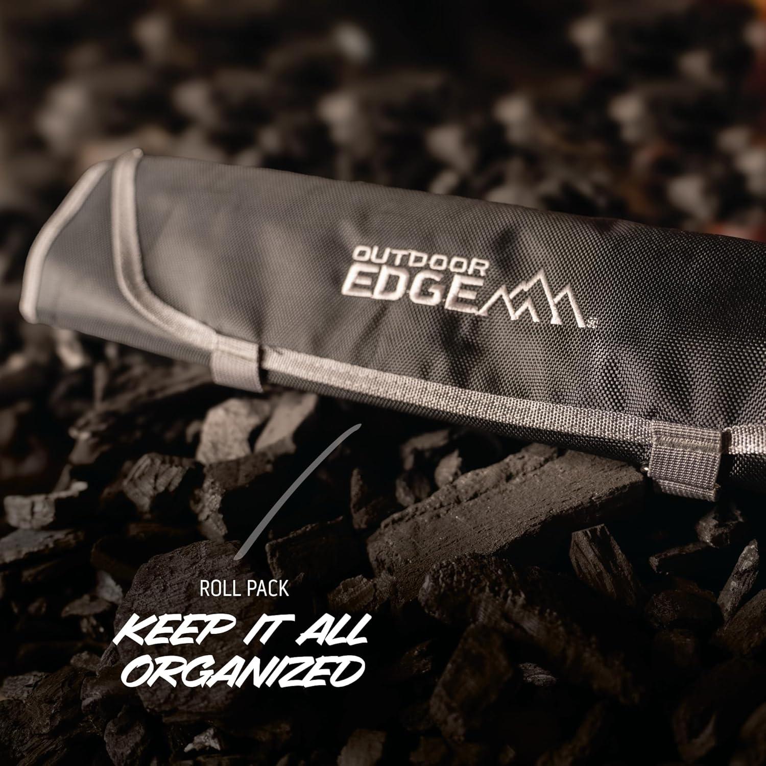 imageOUTDOOR EDGE ErgoMax 6Piece Professional Game Processing Knife Set Caping ampamp Boning Knives Skinning Knife Butcher Elite Big Game Elk ampamp Deer Hunting Gear Perfect Field Dressing Knife SetGray Meat Carver Set