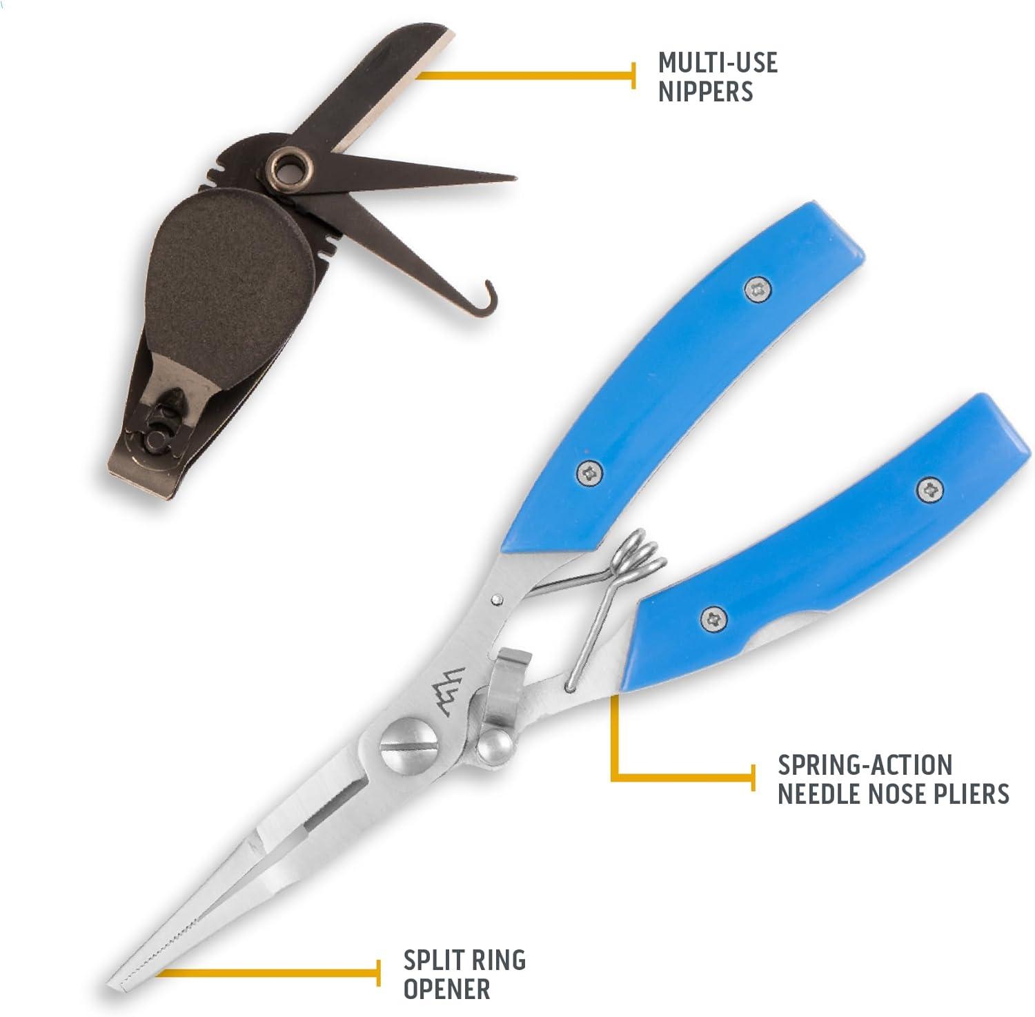 imageOUTDOOR EDGE Fillet Knife Set ReelFlex Pak Features 3 RazorSharp Flexible Fillet Knives 6quot 75quot ampamp 9quot German Stainless Blades NonSlip Handles Sharpener ampamp Hard Case Fishing Gear ampamp EquipmentFillet Knife with Nippers 3Piece Set