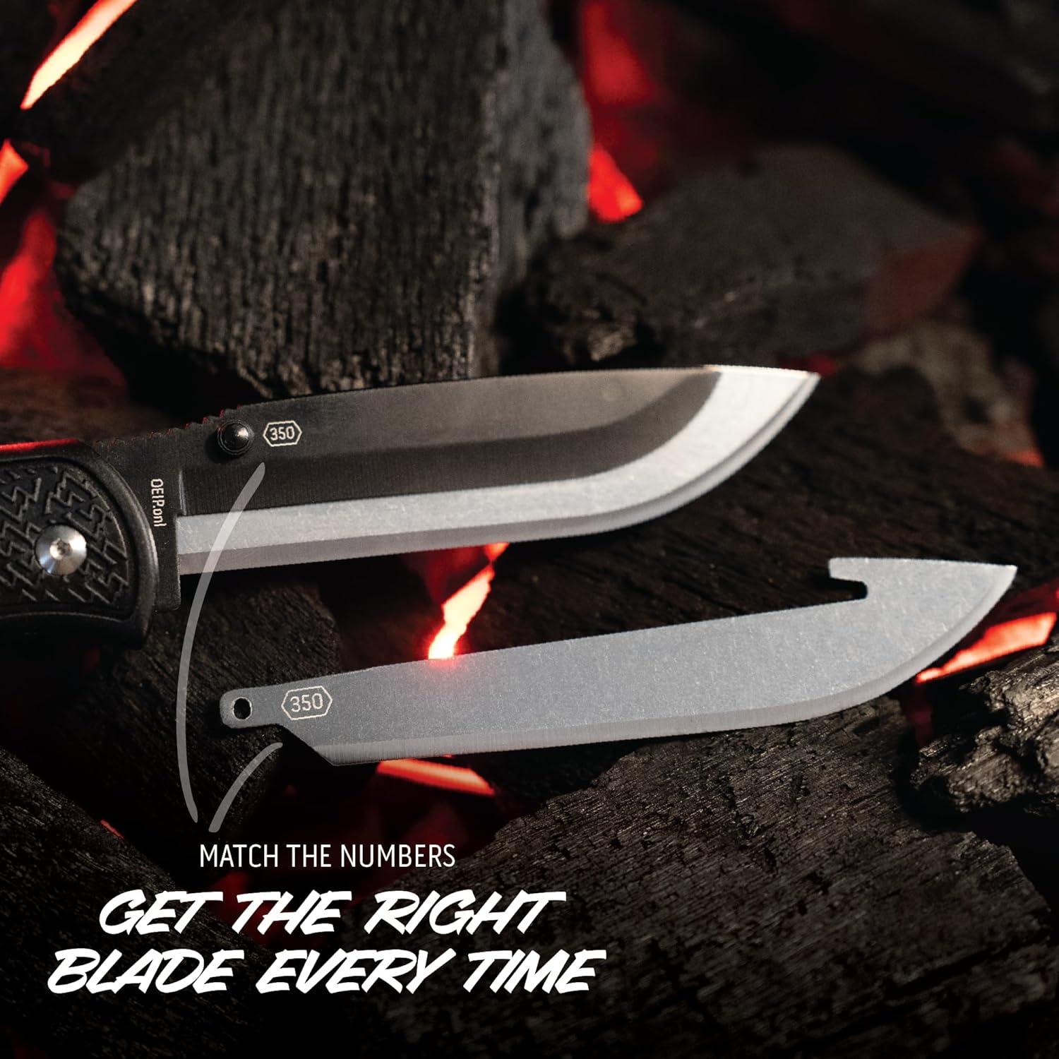 imageOUTDOOR EDGE Onyx EDC 35quot Folding Pocket Knife Replaceable Blade System with 27 RazorSharp Blades Pocket Clip ampamp Lockback Safety Everyday Carry Knife for Outdoorsmen Hunters ampamp DIY Tasks3