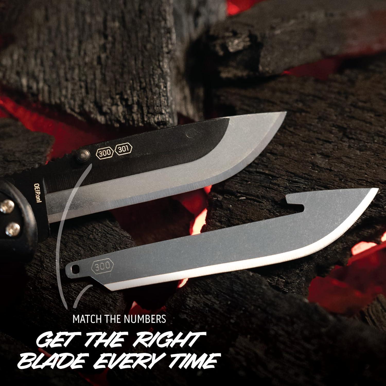 imageOUTDOOR EDGE Onyx EDC 35quot Folding Pocket Knife Replaceable Blade System with 27 RazorSharp Blades Pocket Clip ampamp Lockback Safety Everyday Carry Knife for Outdoorsmen Hunters ampamp DIY Tasks35