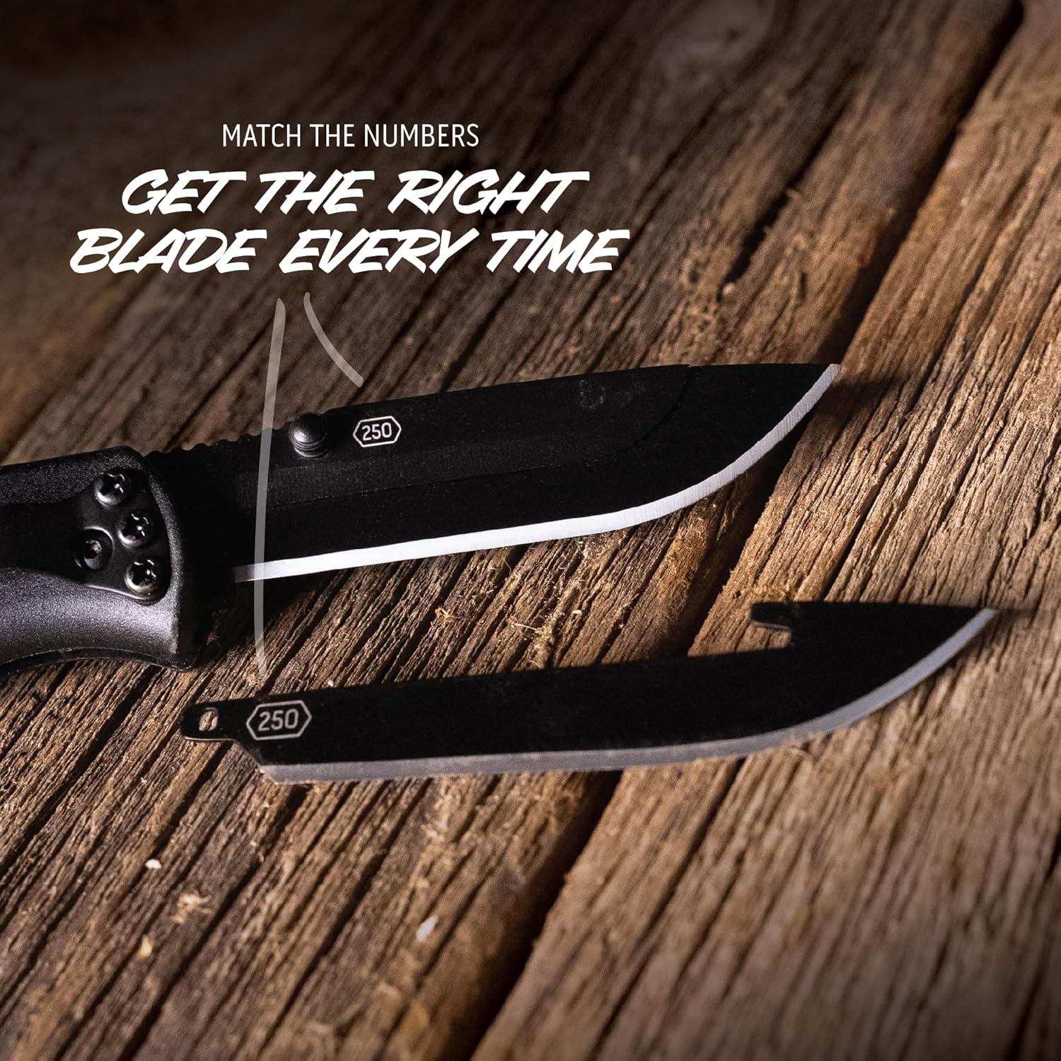 imageOUTDOOR EDGE Razor EDC Lite Folding Pocket Knife with Clip Compact 25 Replaceable Blade Knife with RazorSafe Blades Perfect Small Blade for Men Women Work ampamp Camping Orange 2 Black BladesOrange