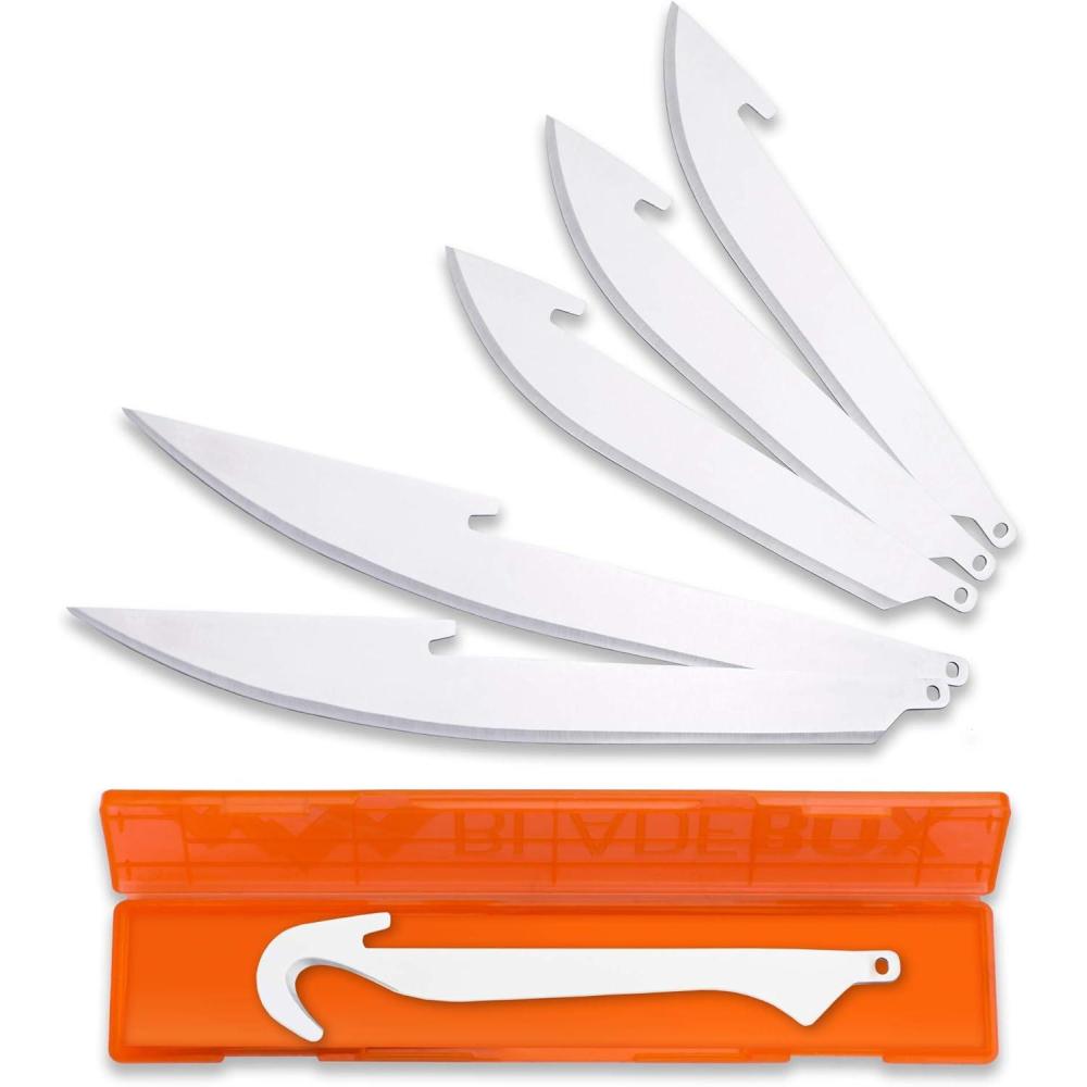 imageOUTDOOR EDGE 35quot RazorSafe Replacement Knife Blades 6 Pieces35 Combo Set