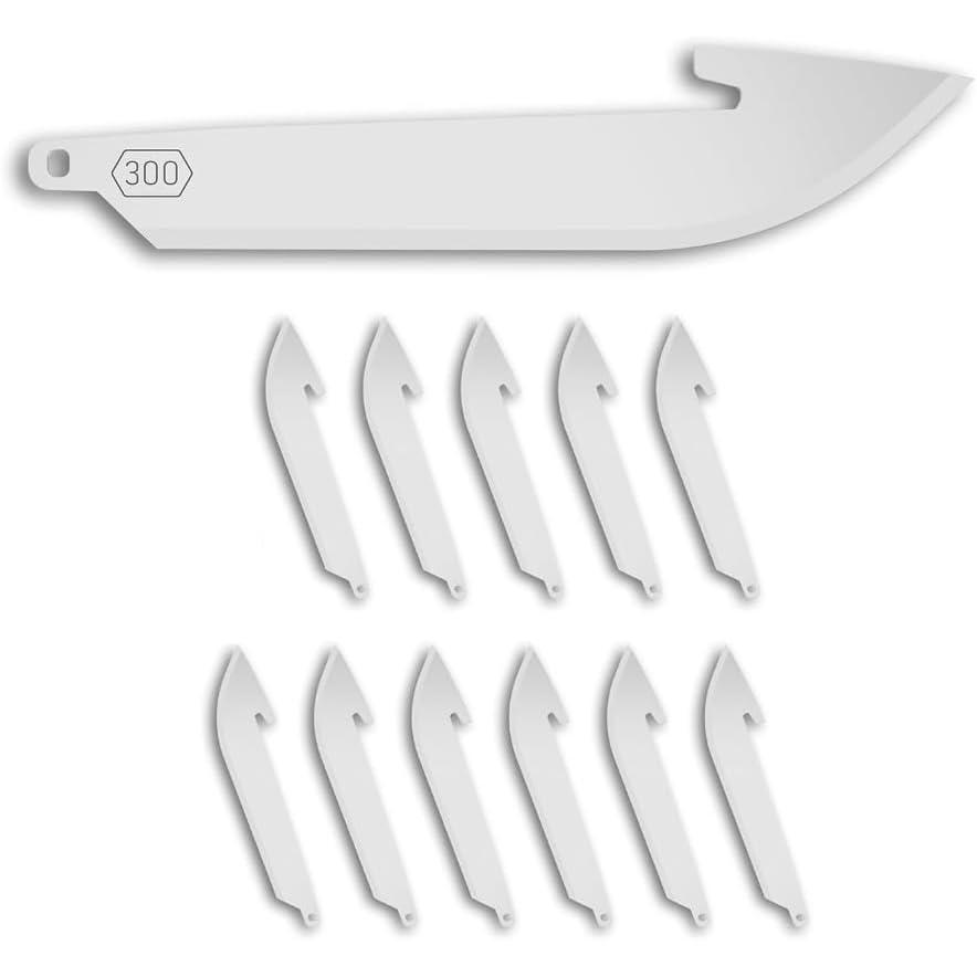 imageOUTDOOR EDGE RazorSafe 3quot Replacable Black Tanto Blade  6 Pack of Black EDC Tanto Blades Compatible 3quot Razor Blade KnivesStainless Drop Point