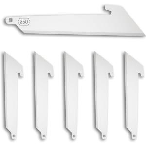 OUTDOOR EDGE 2.5″ Utility Blade Pack (6 Blades), Compatibility Blade Code 250(Stainless Utility)