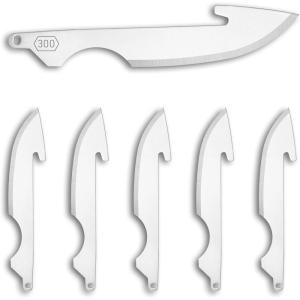 OUTDOOR EDGE 3.5″ RazorSafe Replacement Knife Blades, 6 Pieces(3.0″ Caping)