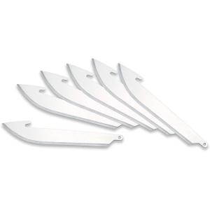 OUTDOOR EDGE 3.5″ RazorSafe Replacement Knife Blades, 6 Pieces(3.5” Drop-Point)