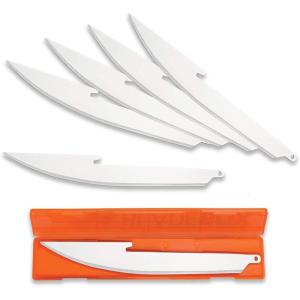OUTDOOR EDGE 3.5″ RazorSafe Replacement Knife Blades, 6 Pieces(5.0″ Boning/Fillet)