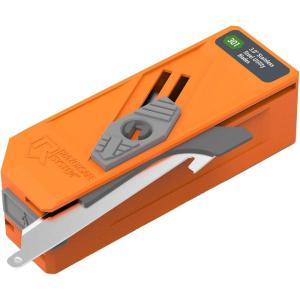 OUTDOOR EDGE RazorSafe 3″ Utility Blade Dispenser – Compact & Convenient 12 Pack of EDC Utility Knife Blades, Compatible 3″ Razor Blade Knives, Perfect for Work & Everyday Carry(Stainless Utility)