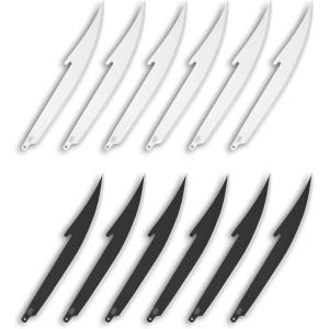 OUTDOOR EDGE 5″ Replacable Black Boning/Fillet Blades – 6 Pack of Black Boning/Fillet Blades, Great for Boning Deer and Filleting Fish(Combo Boning/Fillet)