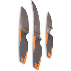 OUTDOOR EDGE VANTEX – Premium 5″ Boning Knife, High Carbon Steel, Ergonomic Handle & Titanium Coated Blade, Great for Field Dressing Processing Elk and Deer(Vantex Knife Set)