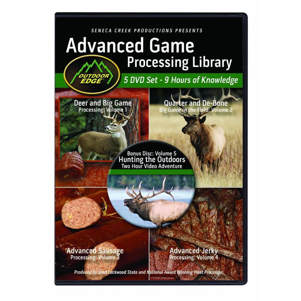 image:imageOutdoor Edge AP101 Advanced Game Processing DVD Library Volumes 14 with Nine Hours of Home Processing Knowledge Plus 2Hour Bonus Hunting DVD
